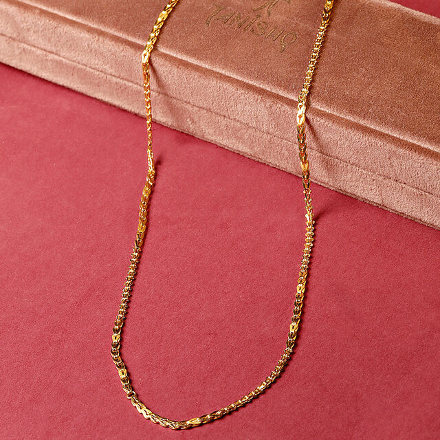 Tanishq 22 Karat Gold Chain for Women 