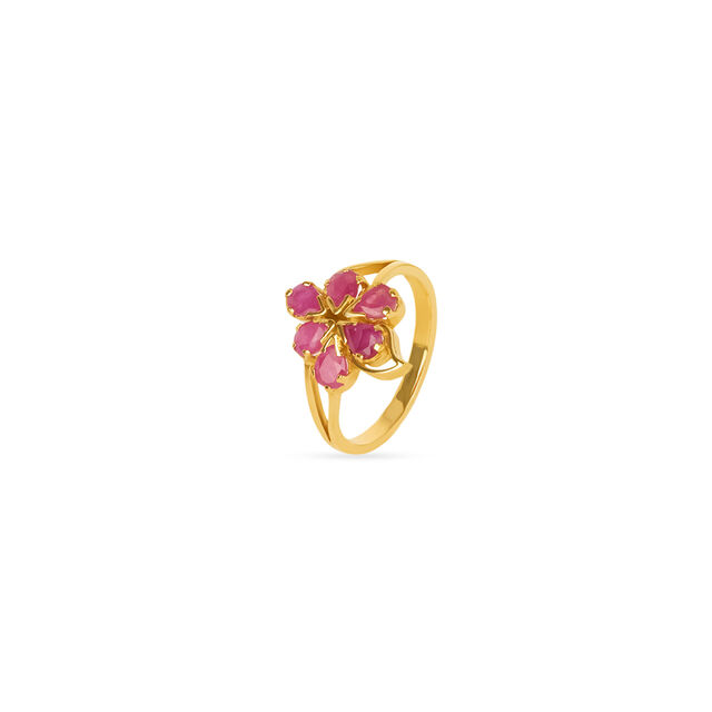Emanating Gold Finger Ring 2