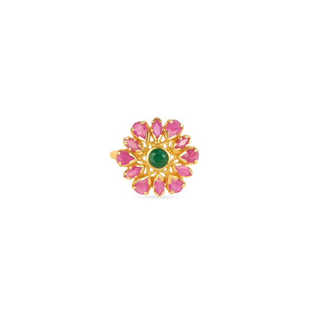Blossom Burst Finger Ring 