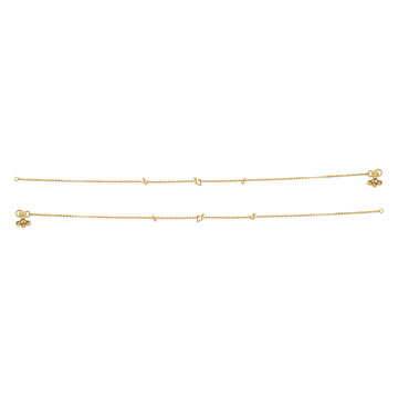 Tanishq 22KT  Gold Anklet  for Women