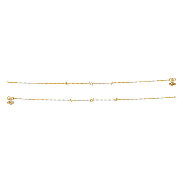 Tanishq 22KT  Gold Anklet  for Women 