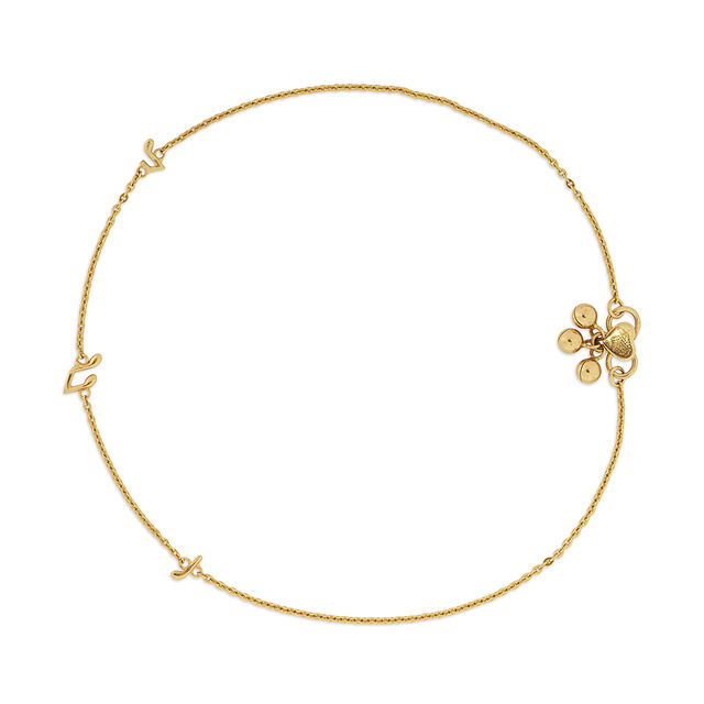 Tanishq 22KT  Gold Anklet  for Women 4