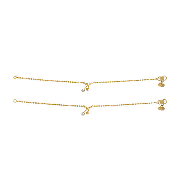 Tanishq 22KT  Gold Anklet  for Women 