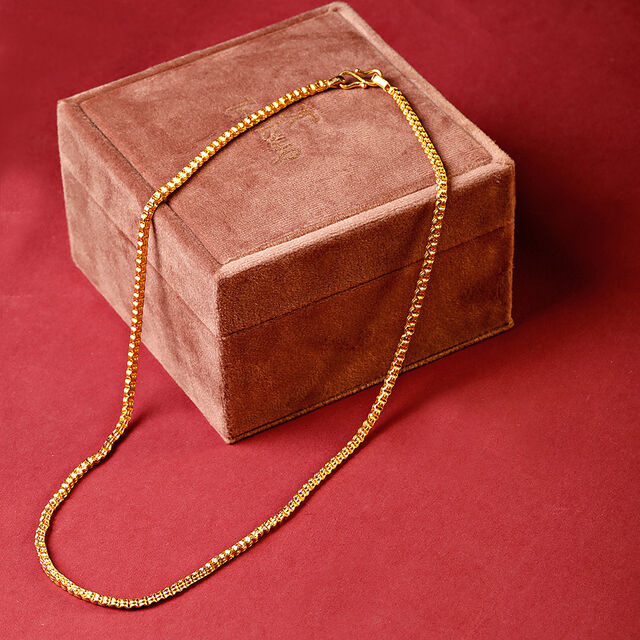 Tanishq 22 Karat Gold Chain for Women 