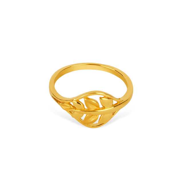 Tanishq 22KT Gold Finger Ring for Women
