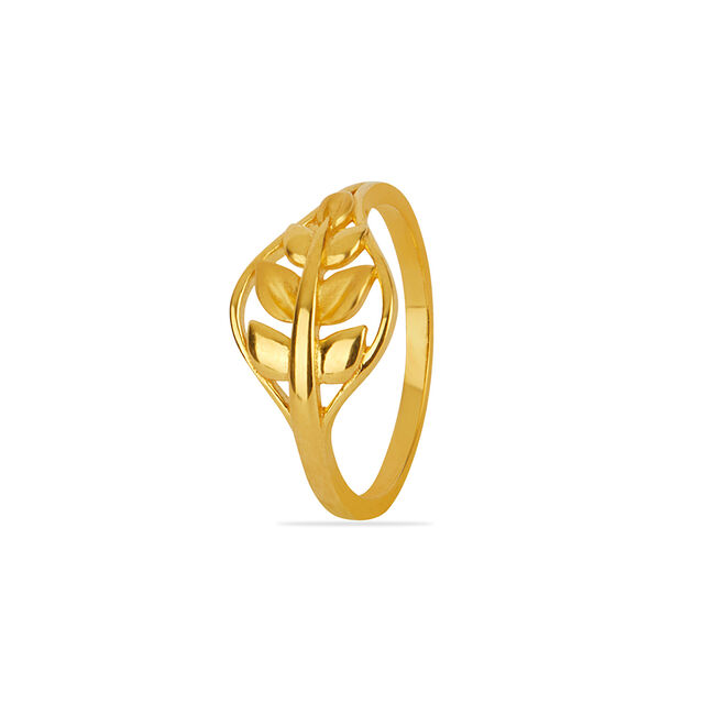 Tanishq 22KT Gold Finger Ring for Women