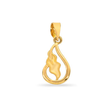 Tanishq 22KT Gold Pendant for Women