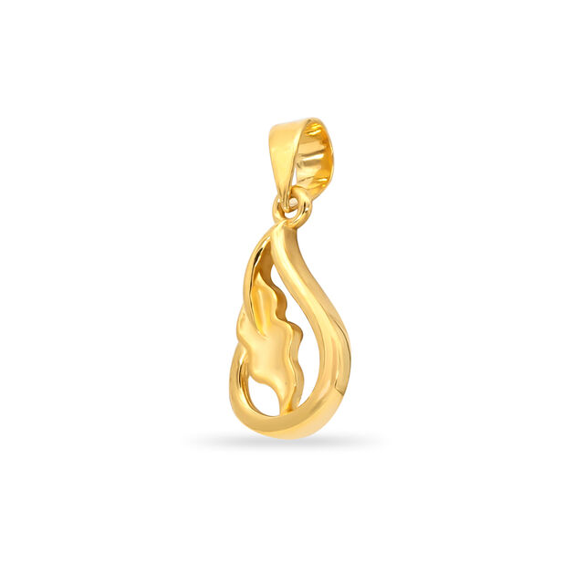 Tanishq 22KT Gold Pendant for Women