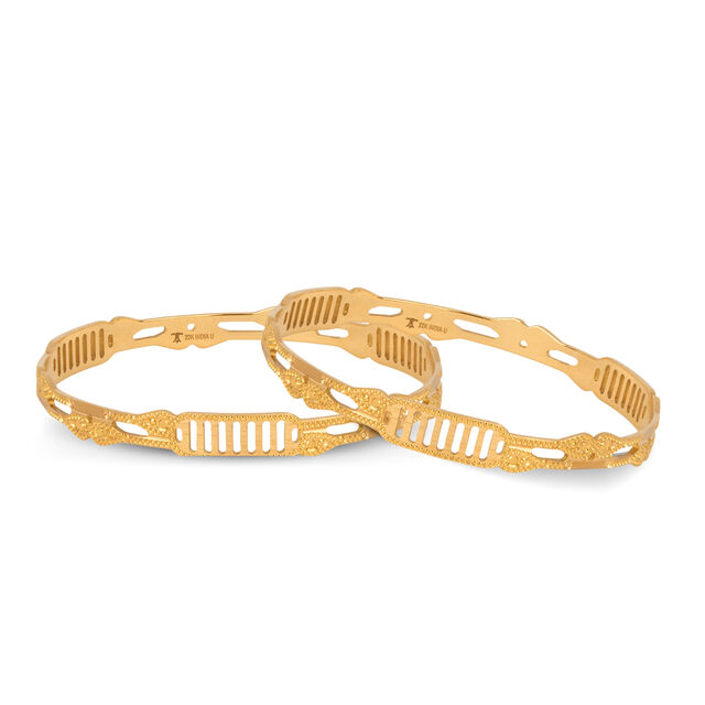 Tanishq 22KT Gold Bangle for Women 5