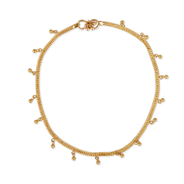 Tanishq 22KT Gold Anklet for Women 