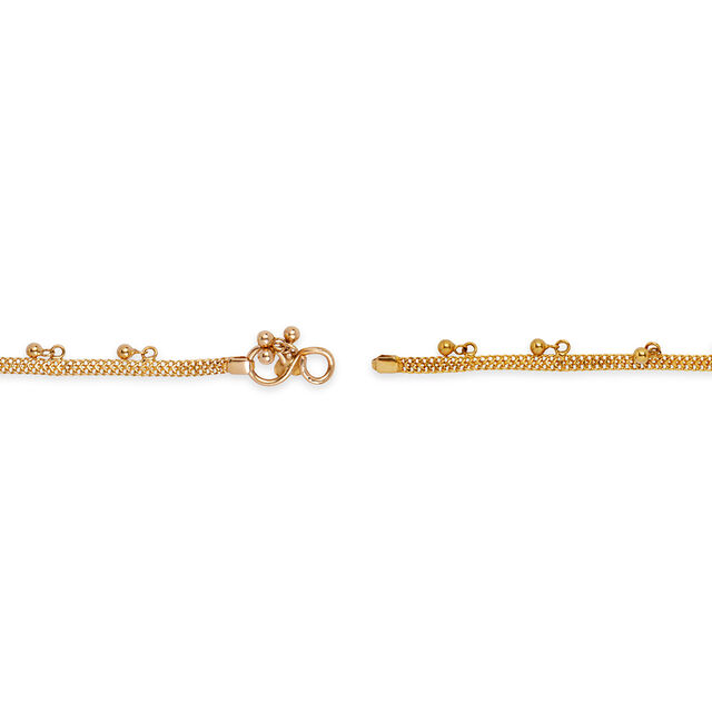 Tanishq 22KT Gold Anklet for Women 2