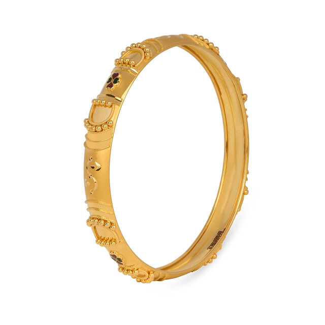 Tanishq 22KT  Gold Bangle  for Women 3