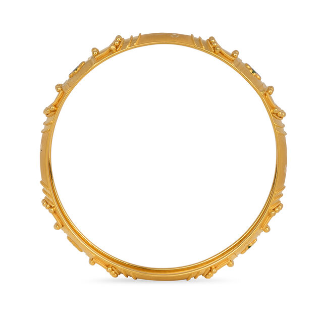 Tanishq 22KT  Gold Bangle  for Women 4