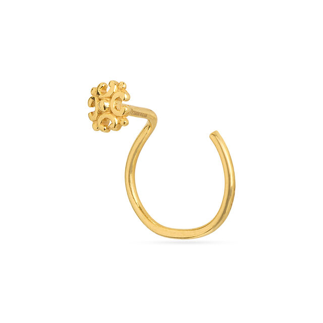 Tanishq 22KT Gold Nose Pin for Women 2