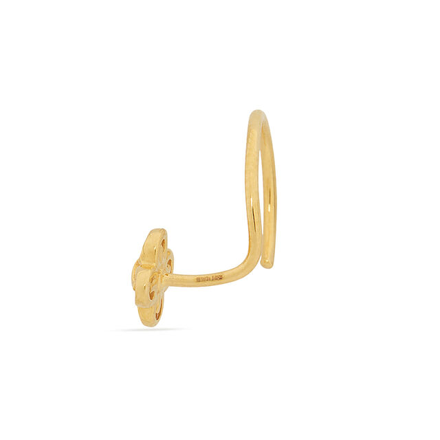 Tanishq 22KT Gold Nose Pin for Women 2