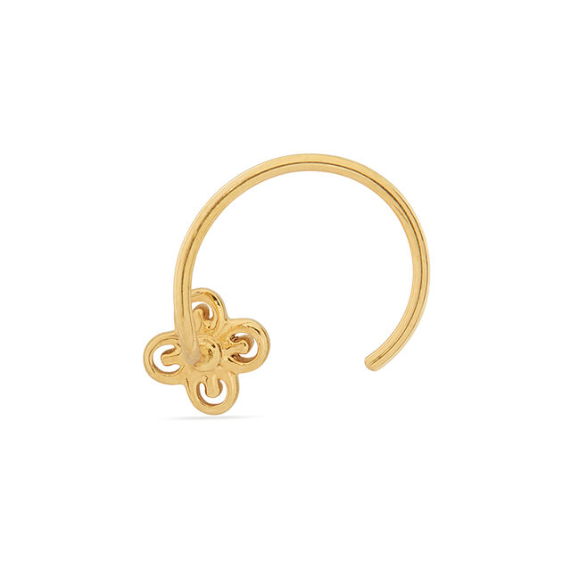 Tanishq 22KT Gold Nose Pin for Women 3