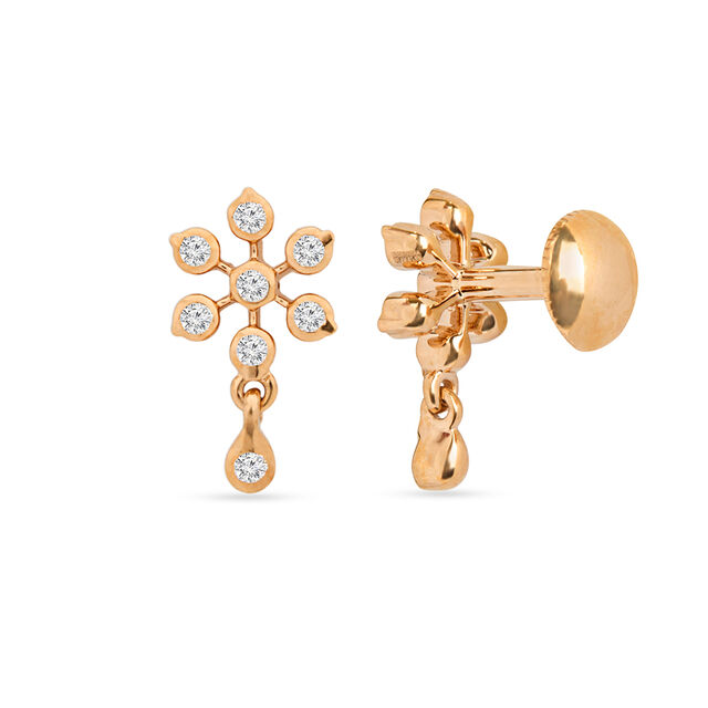 Dangle Diamond Drop Earrings 3