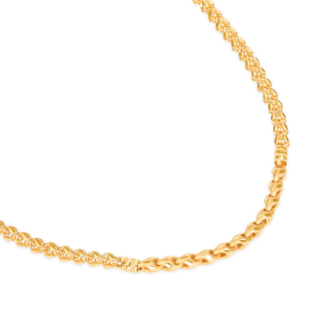 Tanishq 22KT Gold Chain for Men 3