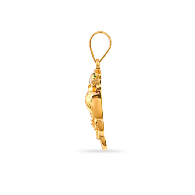 Tanishq 22 KT Gold Pendant for Women