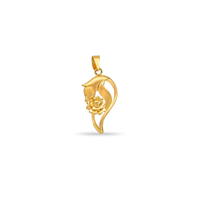 Tanishq 22KT Gold Pendant for Women