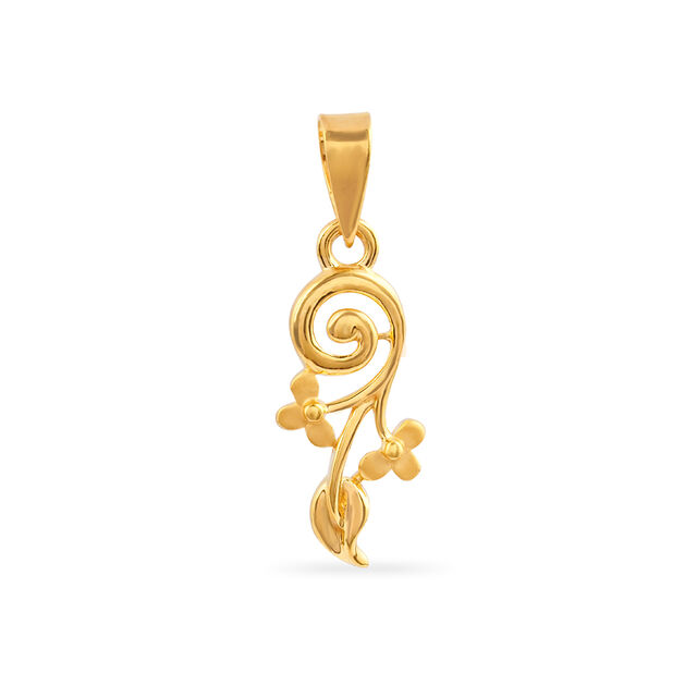 Tanishq 22KT  Gold Pendant  for Women