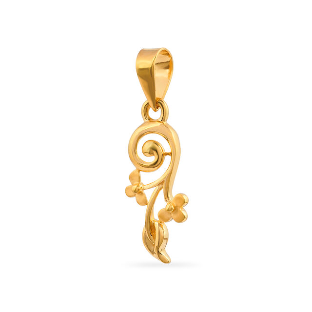 Tanishq 22KT  Gold Pendant  for Women