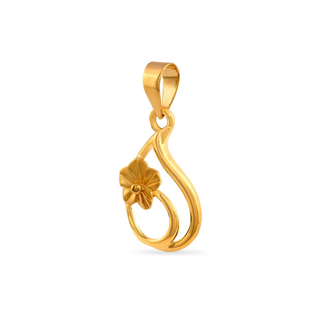 Tanishq 22KT  Gold Pendant  for Women
