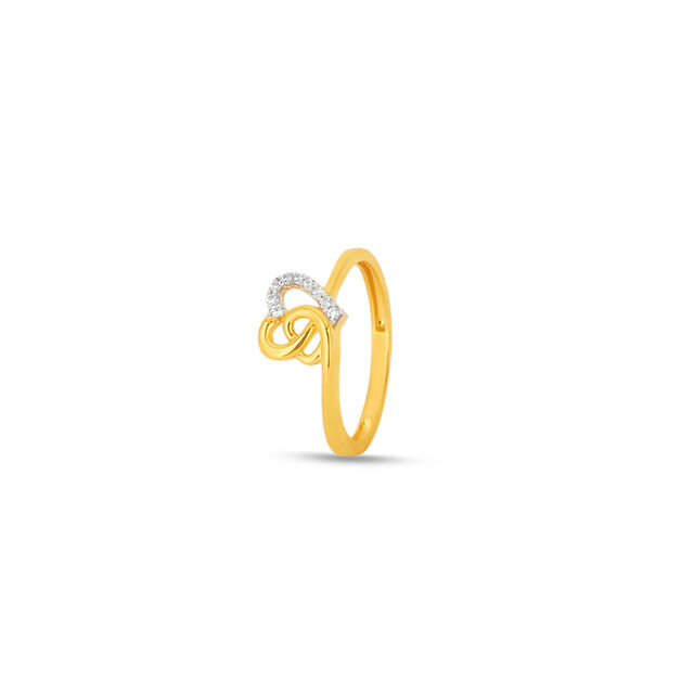 Tanishq 22KT Gold Finger Ring for Women