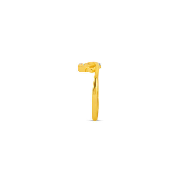 Tanishq 22KT Gold Finger Ring for Women