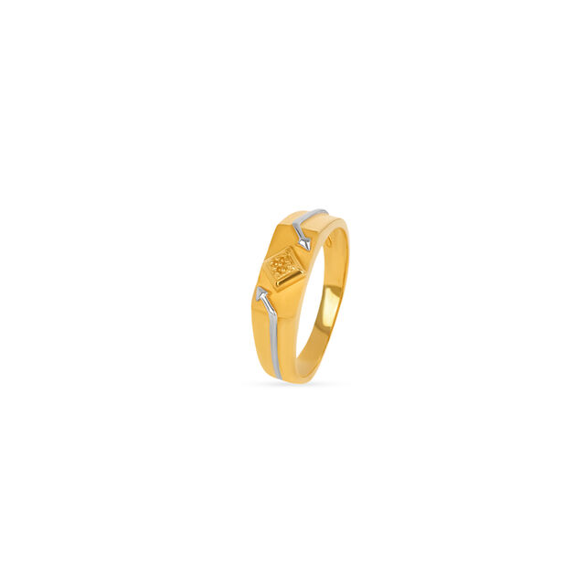 Tanishq 22KT Gold Finger Ring for Men 2