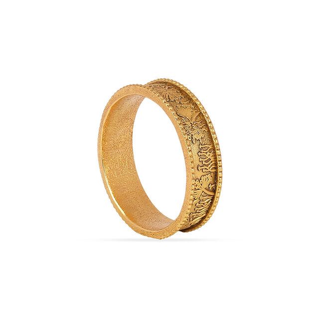 Tanishq 22KT Gold Finger Ring for Women 4