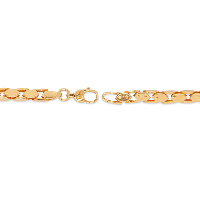 Tanishq Shields of Shine Chain for Women in 22KT Gold 4
