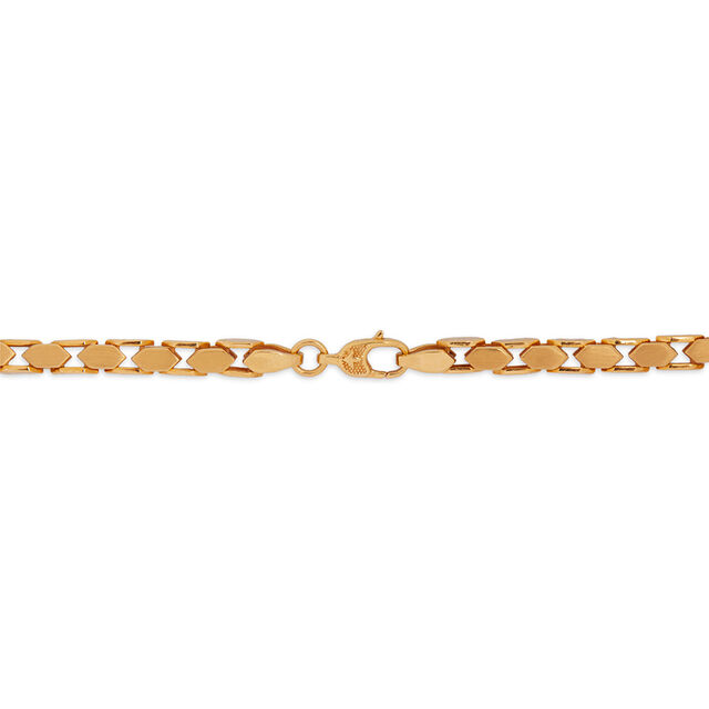 Tanishq Shields of Shine Chain for Women in 22KT Gold 5