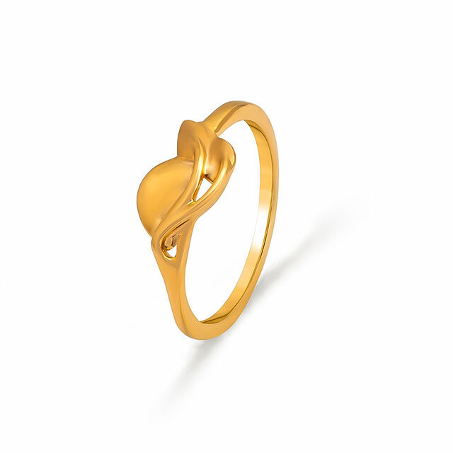 Tanishq 22KT Gold Finger Ring for Women