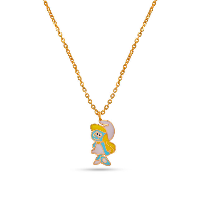 Tanishq 22KT  Gold Pendant with Chain  for Women