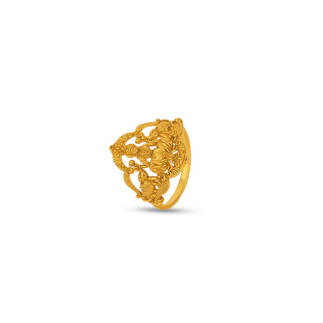 Tanishq 22 Karat Gold Finger Ring 4