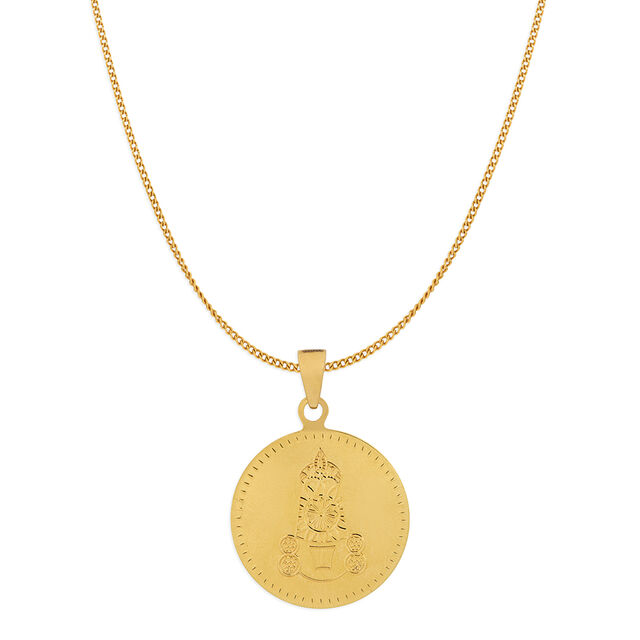 Tanishq 22KT Gold Pendant for Women 