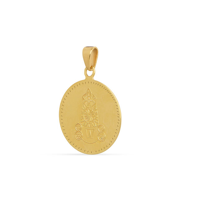 Tanishq 22KT Gold Pendant for Women 3