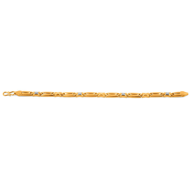 Tanishq 22KT  Gold Bracelet  for Men 