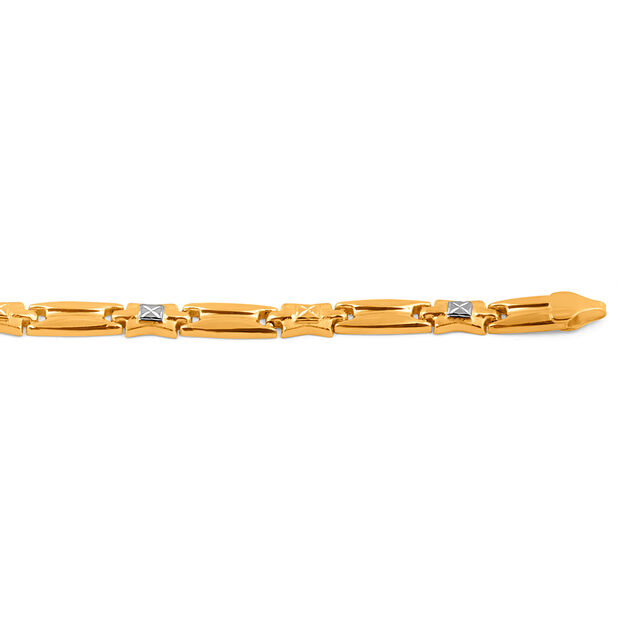 Tanishq 22KT  Gold Bracelet  for Men 3