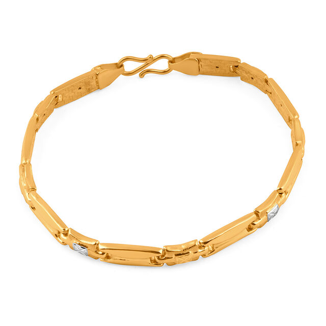 Tanishq 22KT  Gold Bracelet  for Men 4