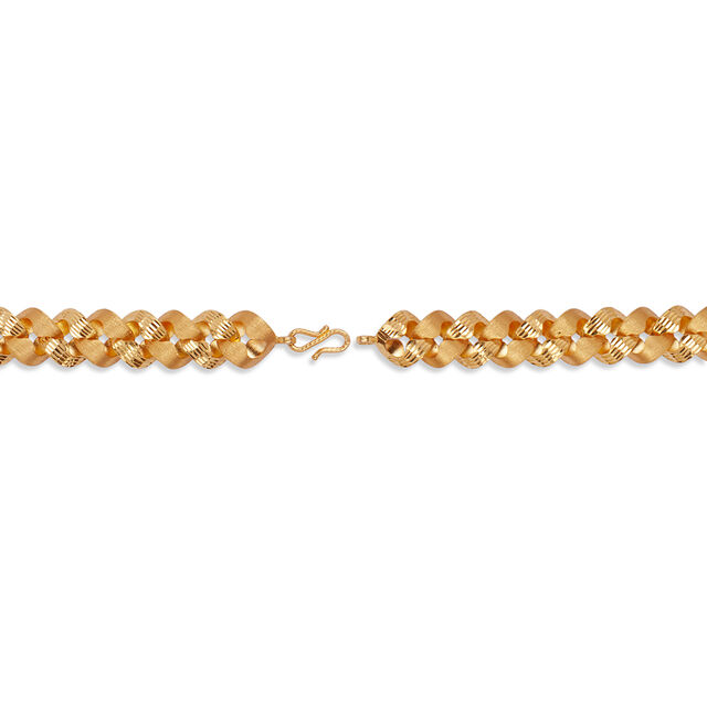 Tanishq 22KT  Gold Chain  for Men 4