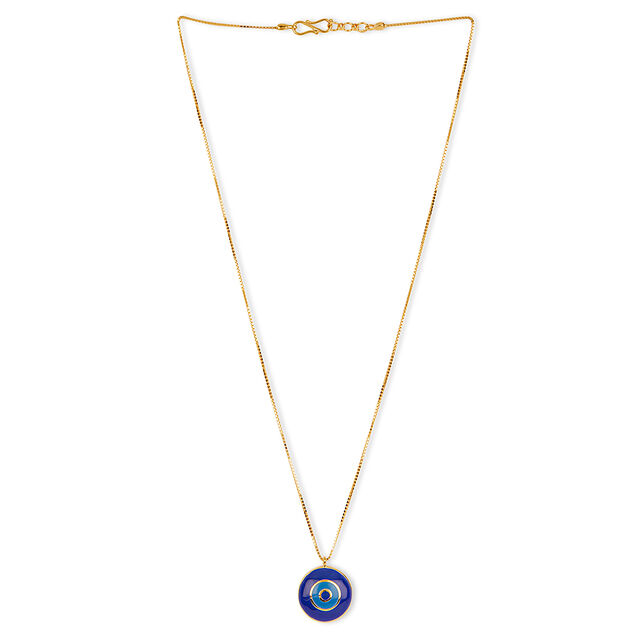 Tanishq 22KT Gold Pendant with Chain for Women 