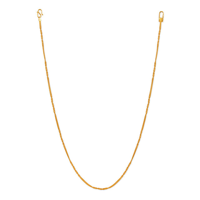 Tanishq 22KT Gold Chain for Men 