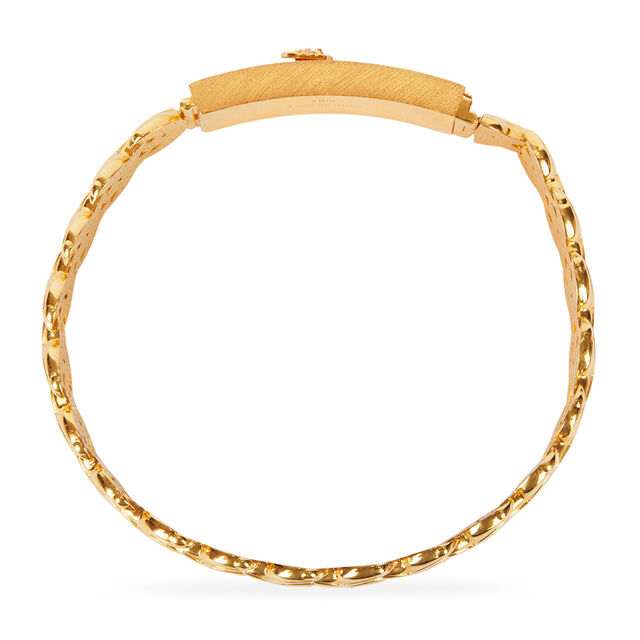 Tanishq 22KT Gold Bracelet for Men 3
