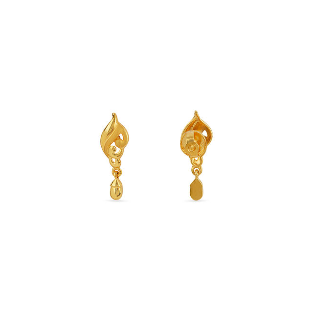 Tanishq 22KT Gold Earrings for Women 5