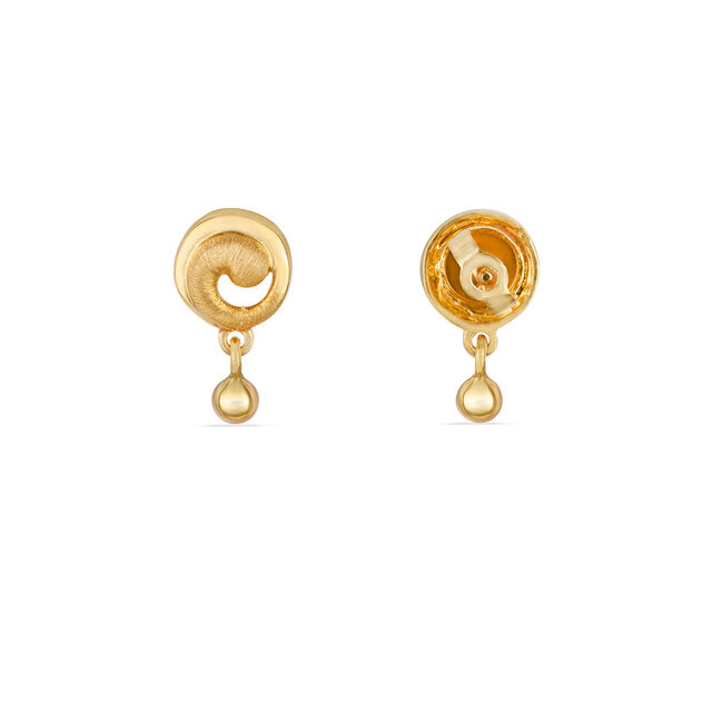 Tanishq 22KT Gold Drop Earrings for Women 3