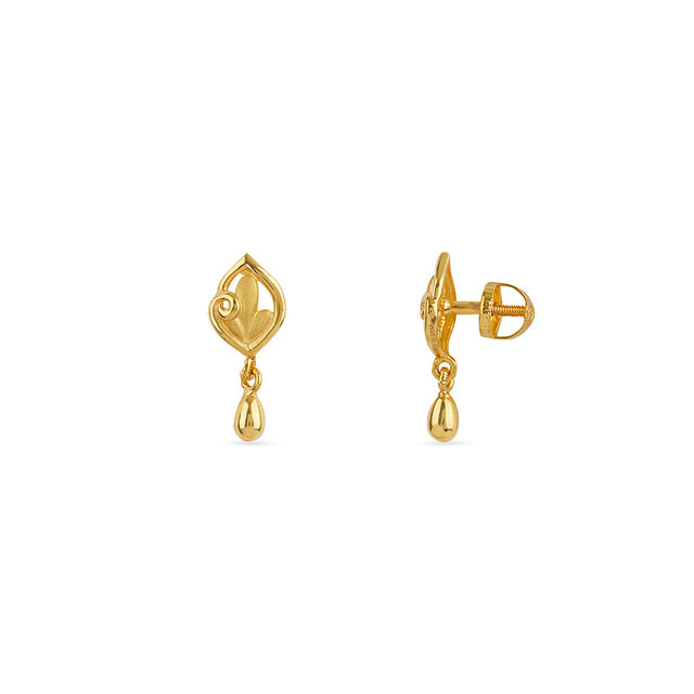 Tanishq 22KT Gold Earrings for Women 4