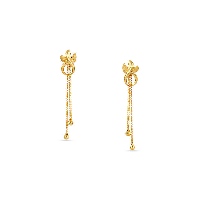 Tanishq 22KT Gold Earrings for Women 