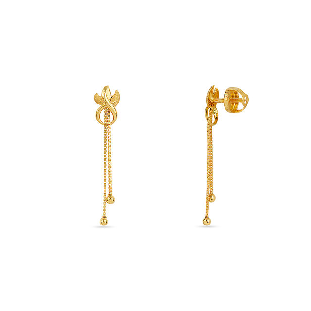 Tanishq 22KT Gold Earrings for Women 4